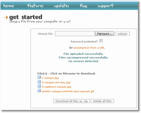 Wobzip, décompressez en ligne wobzip 002