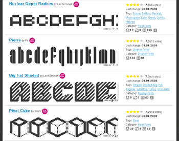FontStruct: fonderie typographique en ligne
