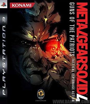 Jaquettes Officielles de Metal Gear Solid 4 - MGS4 MGS4 Version Européenne