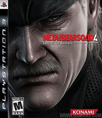 Jaquettes Officielles de Metal Gear Solid 4 - MGS4 MGS4 Version US