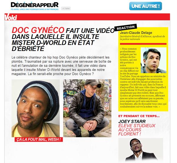 Le DégénérappeuR : la machine à créer des polémiques dans le rap français. Le DégénérappeuR : la machine à créer des polémiques dans le rap français.