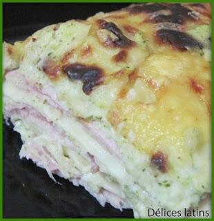 Lasagne brocolis/choux-fleur/jambon Lasagne brocolis/choux-fleur/jambon