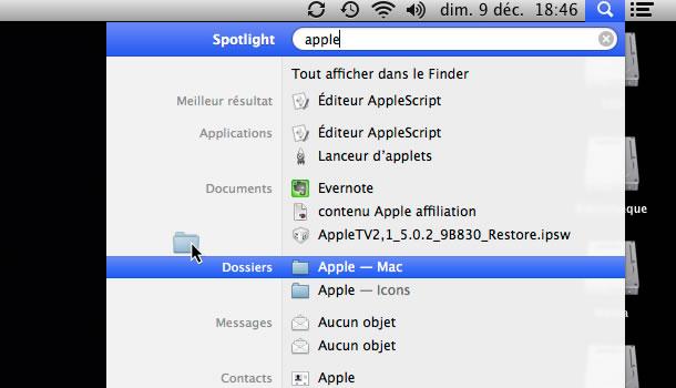 glisser-deposer spotlight glisser-deposer dans spotlight
