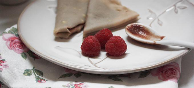 crepe3 Spécial Chandeleur – Crêpe au thé et pâte à tartiner