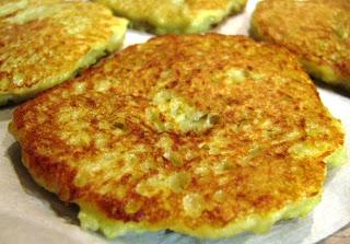 Galettes de pommes de terre au fromage de chèvre