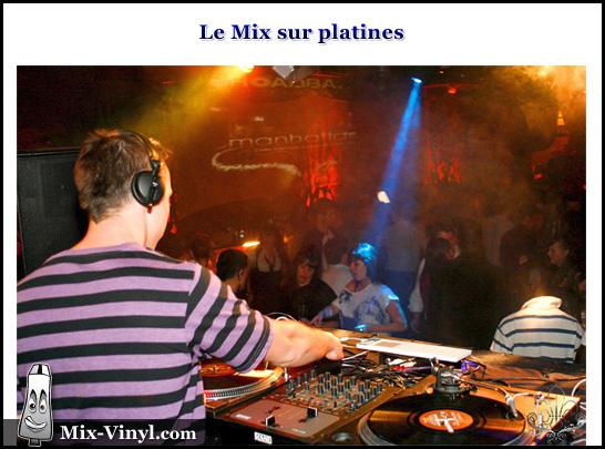 Le Mix sur platines vinyles