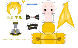 Paper Toys Vocaloid