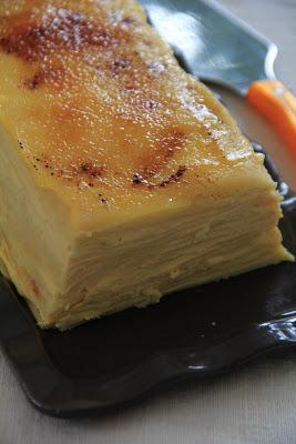 Gâteau de crêpes à la crème au citron Gâteau de crêpes à la crème au citron