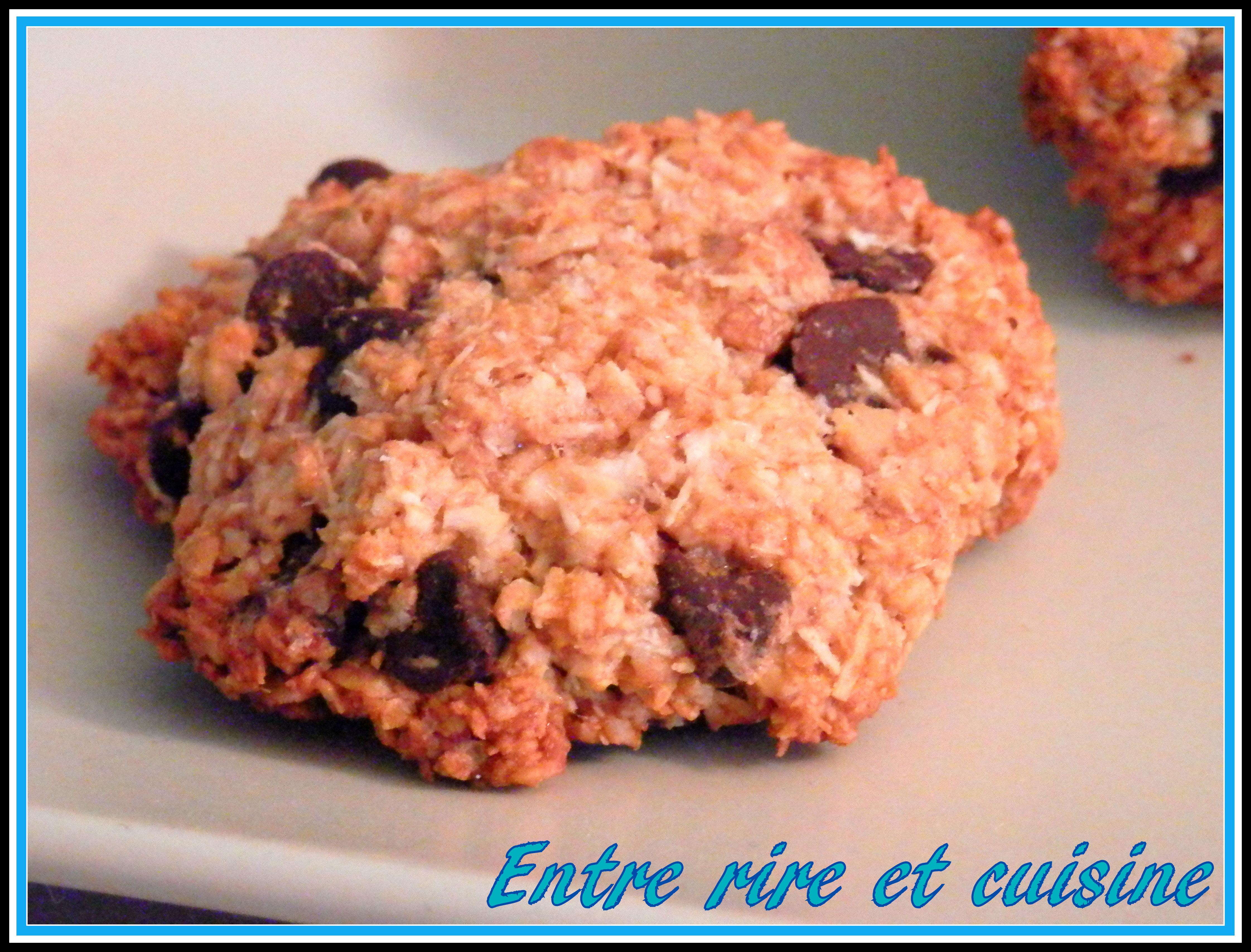 Cookies aux flocons d'avoine et pépites de chocolat Hebergeur d'image