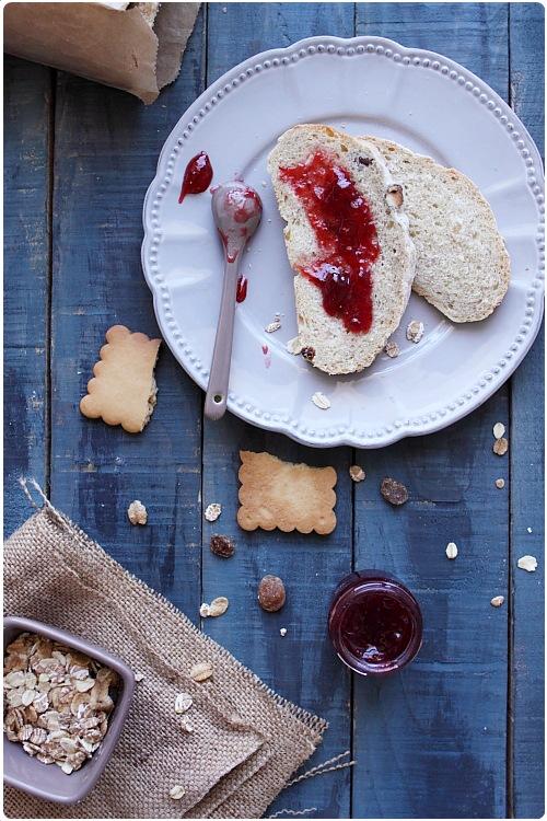 pain-muesli10 Pain au müesli noisettes et raisins secs