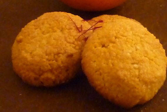 amarettis safran orange Amaretti au safran et à l'orange