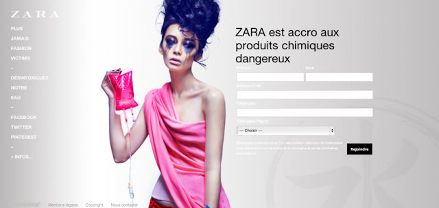 Pour que Zara lave son linge sale ! | GREENPEACE
