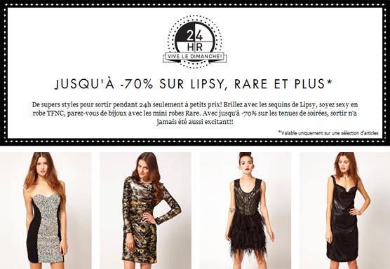 Asos : Vente Flash 24h jusqu'à -70% ! Vente flash 24H Asos