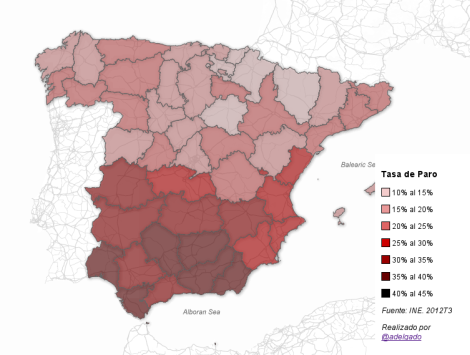 Les tristes chiffres du chômage espagnol