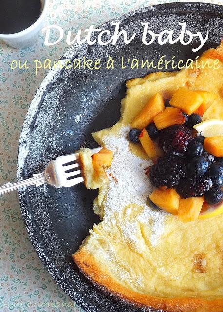 ''Dutch baby''...ou pancake géant à l'américaine ''Dutch baby''...ou pancake géant à l'américaine