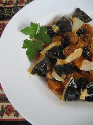 Pâtes farfalline bistrot à la saucisse italienne et courge musquée