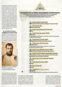 Février 2013 : Article de l’Express sur la franc-maçonnerie d’Avignon : lecture critique d’un avignonnais.