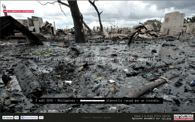 Expérience interactive : voiceless-eyes.com de RSF... Expérience interactive : voiceless-eyes.com de RSF...