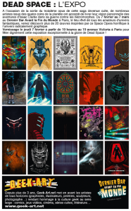 Dead Space Lexpo! geek art 186x300 Dead Space Lexpo! expo dead space 3