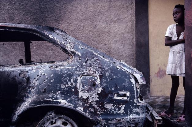 HAITI. Gonaives. 1987. Election day.