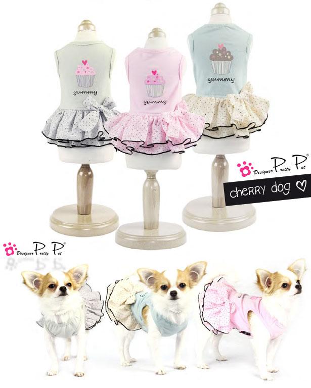Robe Yummy Pretty Pet pour chiens sur Cherry Dog Vêtements Pretty Pet pour chiens : Robe Yummy