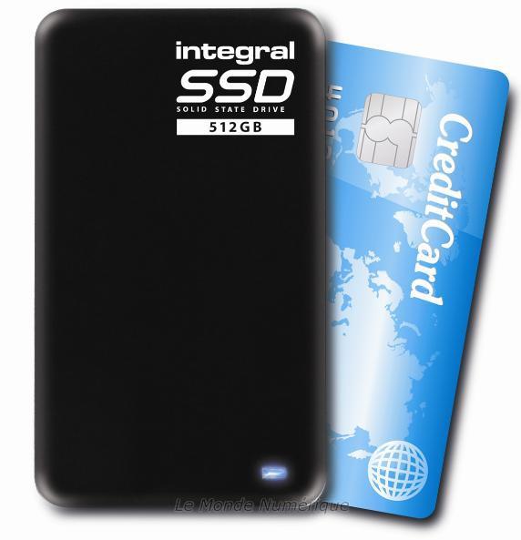 Un disque SSD externe aussi petit qu’une carte bancaire chez Integral Memory