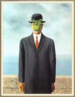 D'après le fils de l'homme de René Magritte (détournement 06-2013)