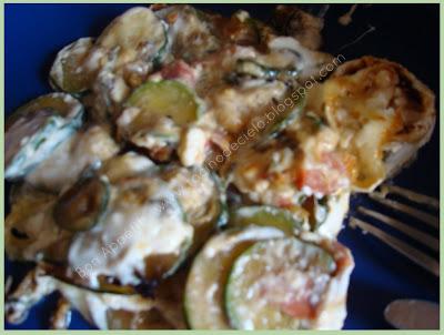 Gratin de courgettes au fromage de chèvre (ig bas) - Calabacines al gratín con queso de cabra (ig bajo) Gratin de courgettes au fromage de chèvre (ig bas) - Calabacines al gratín con queso de cabra (ig bajo)