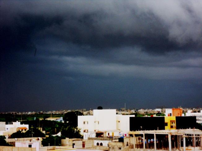 15 days of Senegal, day 7 : thème DARKNESS Juste avant trois jours de pluie durant l'hivernage