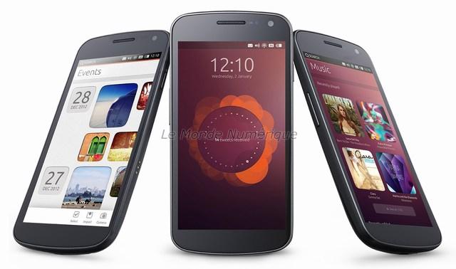 Des smartphones sous Ubuntu Mobile disponibles dès octobre 2013