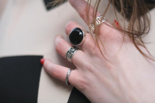 Wendy bague hieroglyphe argent