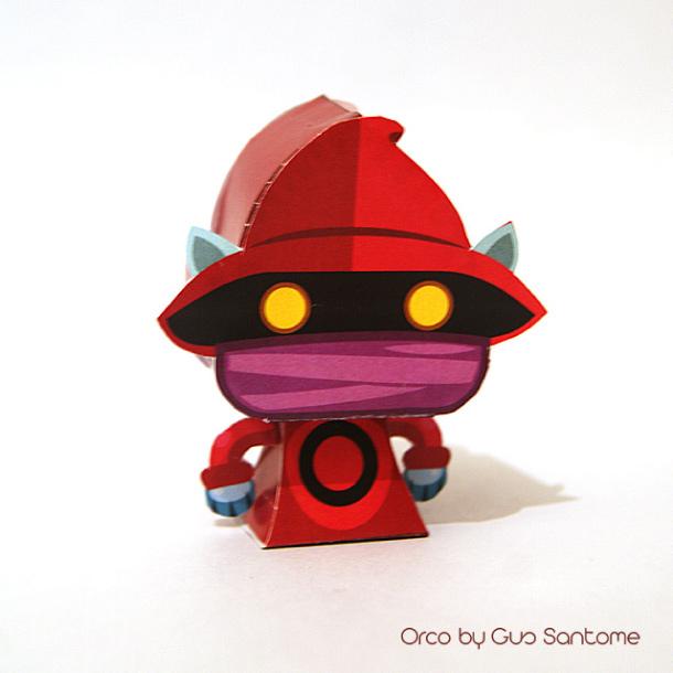 Papertoy ‘Orko’ by Gus Santome
