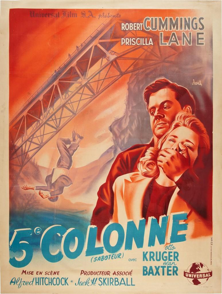 La Cinquième Colonne (Sabateur - Alfred Hitchcock, 1942)
