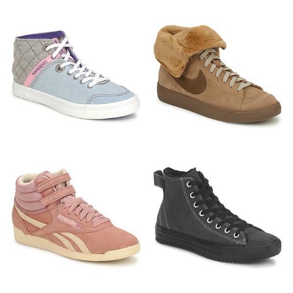 Shopping Baskets montantes pour l’hiver Baskets montantes