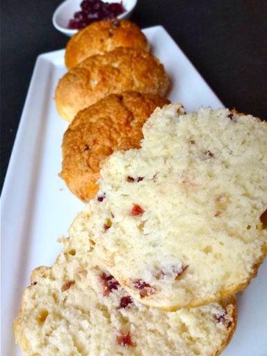 Idées recettes pour la chandeleur et mardi gras Scones au cranberries de Christophe Michalak - 3