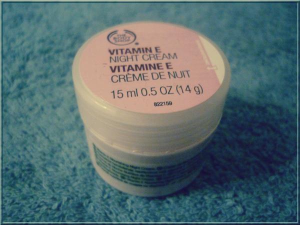 Crème de nuit vitamine E The Body Shop: rikiki mais maousse costaud!