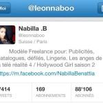NabiNabila, l’ange de la télé accroc à American Apparel twitter nabilla benattia