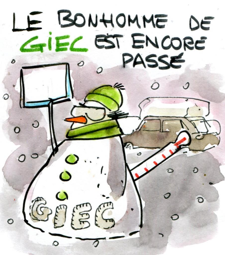 imgscan contrepoints 2013503 GIEC Il neige sur le GIEC