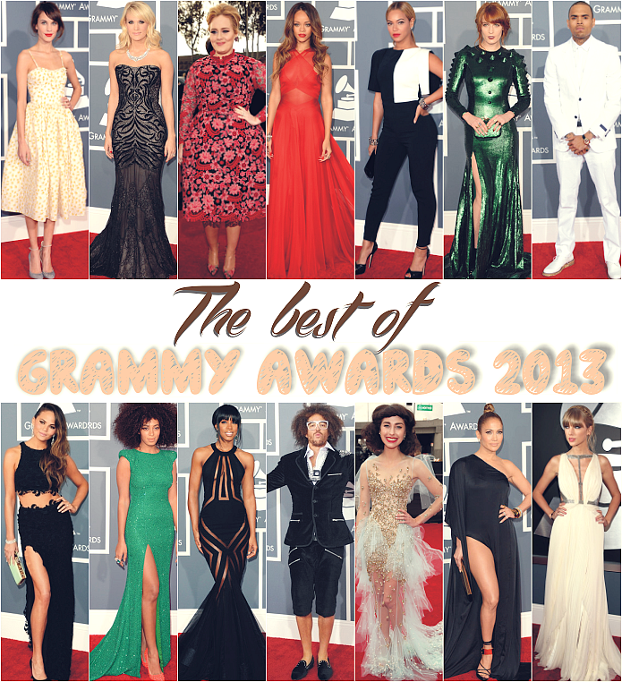 Le tapis rouge des Grammy Awards 2013