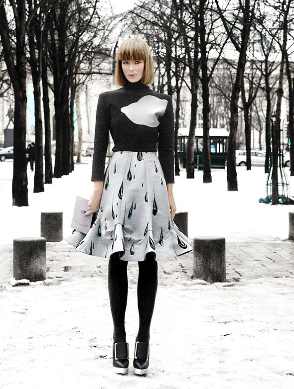 Fashionweek Paris / Haute Couture: Dark White Fashionweek Paris / Haute Couture: Dark White