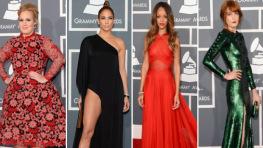 Grammy Awards 2013 : Adele, Rihanna, Solange, Jennifer Lopez LES STARS S’AFFICHENT AUX GRAMMY AWARDS 2013 : CHRIS BROWN ET RIHANNA AUSSI