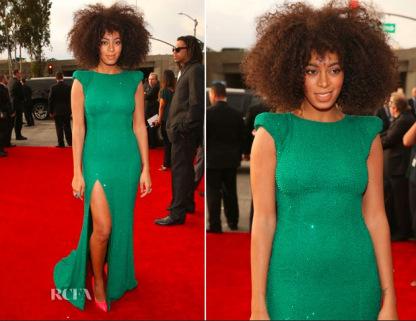 Grammy Awards 2013 : solange LES STARS S’AFFICHENT AUX GRAMMY AWARDS 2013 : CHRIS BROWN ET RIHANNA AUSSI