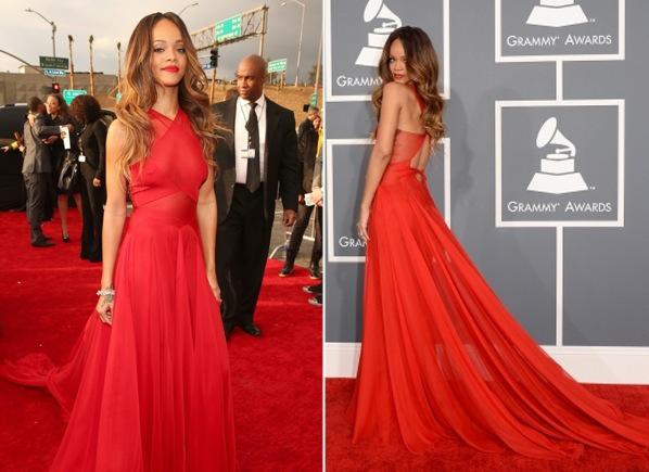 LES STARS S’AFFICHENT AUX GRAMMY AWARDS 2013 : CHRIS BROWN ET RIHANNA AUSSI RIHANNA ET CHRIS BROWN AUX GRAMMY AWARDS 2013