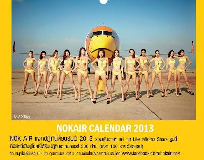 Thaïlande : le calendrier sexy de Nok Air dans les turbulences