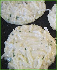 Galettes de pommes de terre Galettes de pommes de terre au fromage blanc