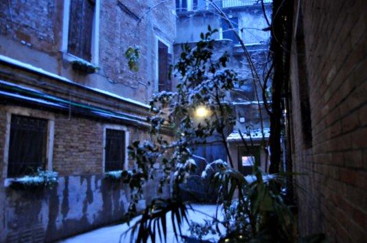 Neige sur Venise, lundi 11 février 2013 