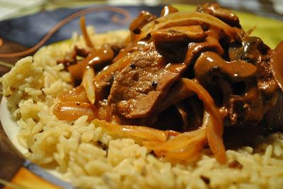 Émincé de bœuf au paprika Émincé de bœuf au paprika
