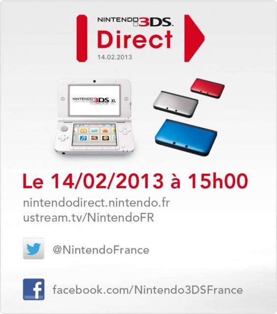 Ne manquez pas « Nintendo 3DS Direct » le 14 février‏