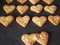 Les petits biscuits coeurs pour mon amoureux