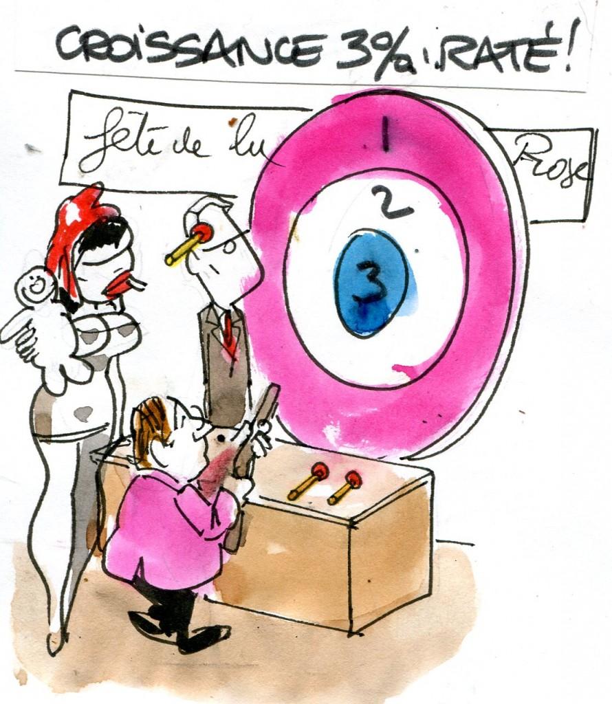 imgscan contrepoints 2013520 croissance Croissance : le gouvernement revoit ses objectifs